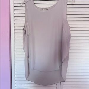 Calvin Klein Jeans Light Gray Sleeveless Tank Top